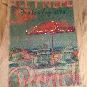 Beautiful Artisans Apparel Sheer White Tee Small